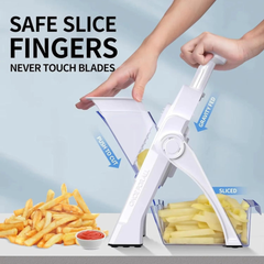 5 in-1 Multi-functional Manual Vegetable Slicer Cutter & Chopper