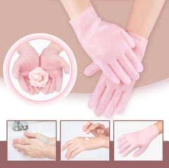 4 Pcs Silicone Moisturizing Socks & Gloves for Foots & Hands Care