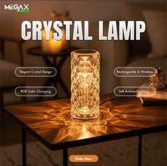 RGB Crystal Touch Lamp – Elegant Ambient Light
