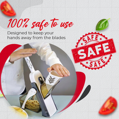 5 in-1 Multi-functional Manual Vegetable Slicer Cutter & Chopper