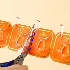 Luxury Color hook Punch Free Six Row Hook (Pack of 2)