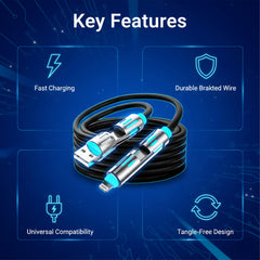 4-in-1 Multi USB Charging Cable