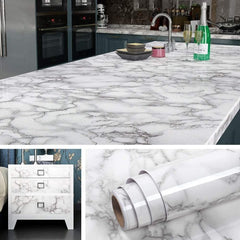 Self Adhesive black Marble Sheet Sticker