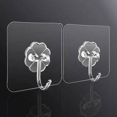 Transparent Single Hook (10 Pcs Packet)