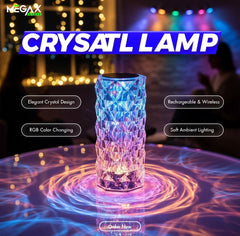 RGB Crystal Touch Lamp – Elegant Ambient Light